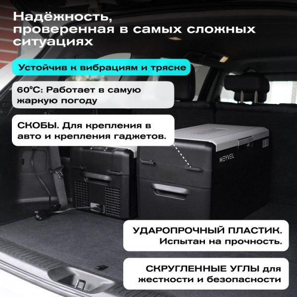 Компрессорный автохолодильник Meyvel AF-L25 ICE (12/24V)